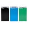 Alpine Industries 87 Gal. 3-Stream Steel Blue Cans & Bottles, Green Compost, and Black Commercial Trash Can Station ALP4450-BLK-KIT25 - alternate 4
